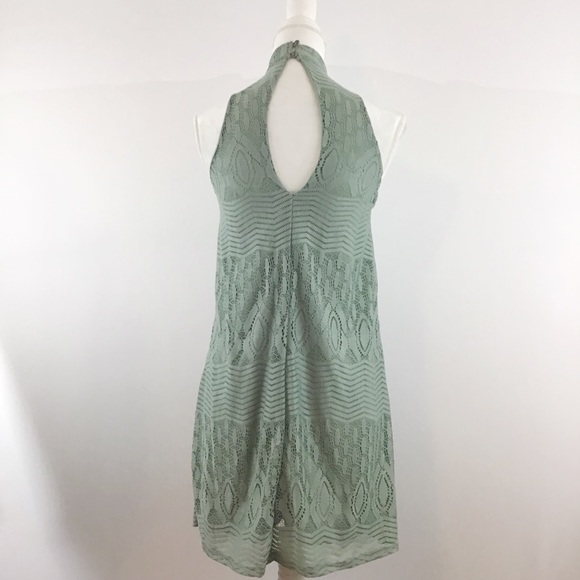 **2 FOR $20** CITY STUDIO LACE HALTER DRESS - Picture 5 of 9